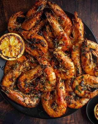 Grilled King Prawns